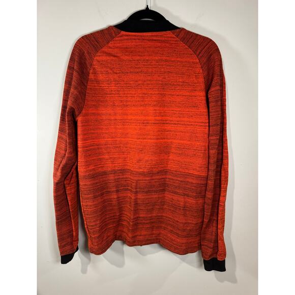 Nike Sportswear Advance 15 Bomber Jacket Men’s Size M – Max Orange Knit Zip-Up - Picture 2 of 5